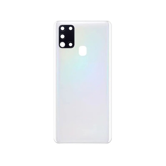 Back Cover+Camera Lens Samsung Galaxy A21s/A217 White